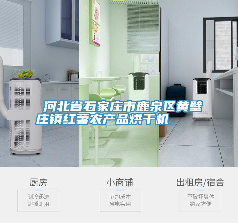 ​河北省石家庄市鹿泉区黄壁庄镇红薯农产品烘干机