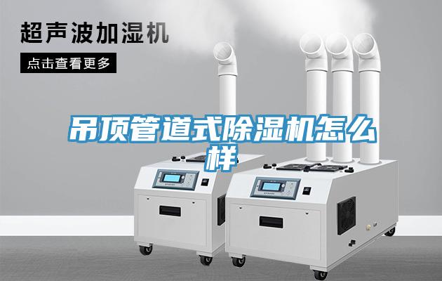 吊顶管道式除湿机怎么样