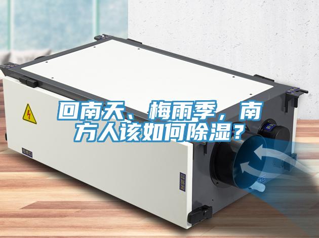 回南天、梅雨季，南方人该如何除湿？