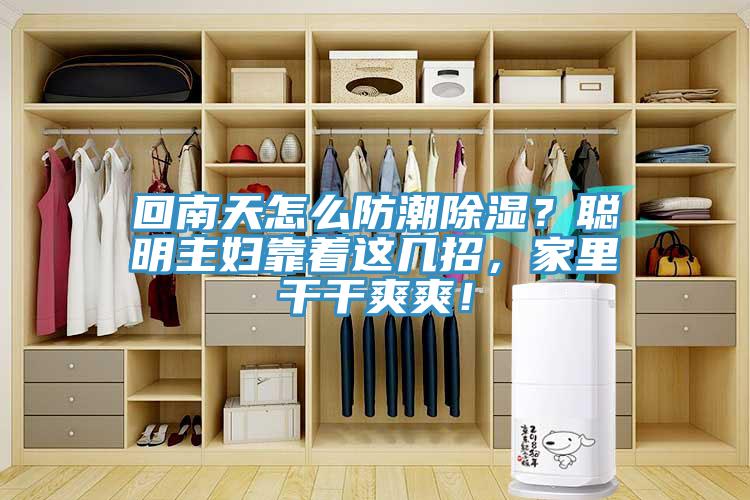 回南天怎么防潮除湿？聪明主妇靠着这几招，家里干干爽爽！