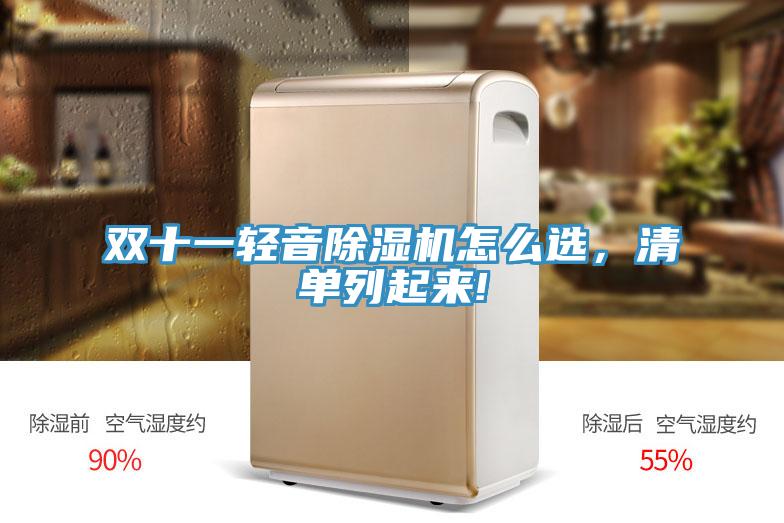 双十一轻音除湿机怎么选，清单列起来!