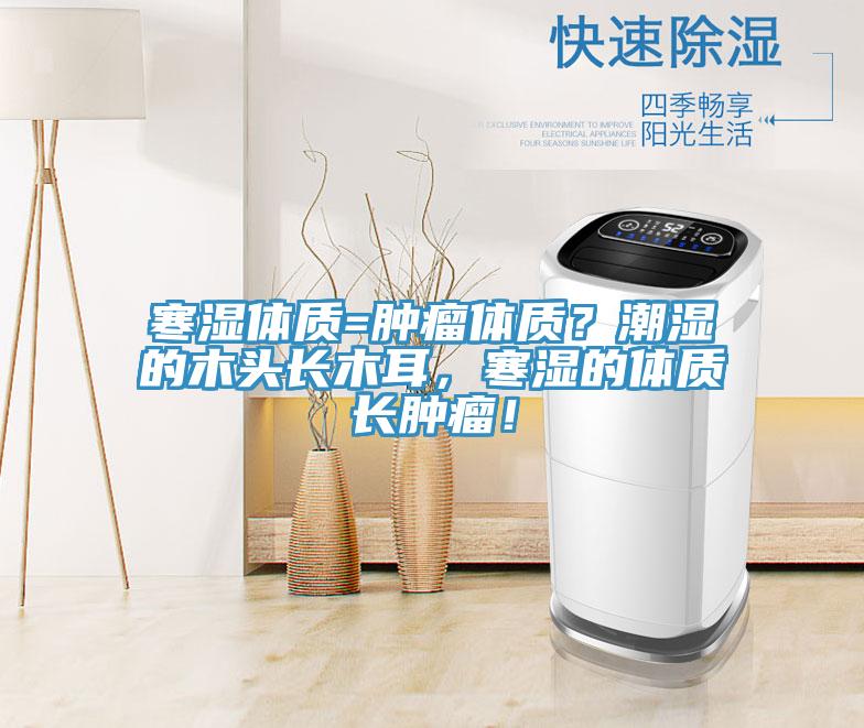 寒湿体质=肿瘤体质？潮湿的木头长木耳，寒湿的体质长肿瘤！