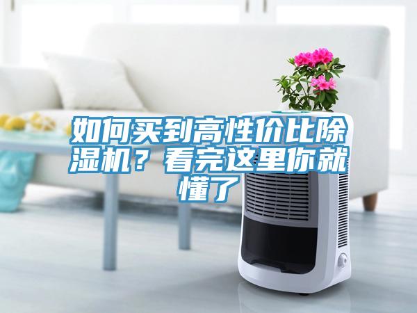 如何买到高性价比除湿机？看完这里你就懂了