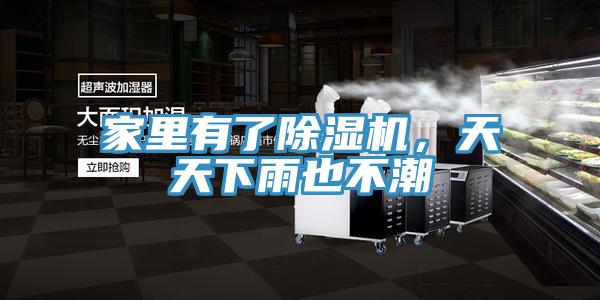 家里有了除湿机，天天下雨也不潮