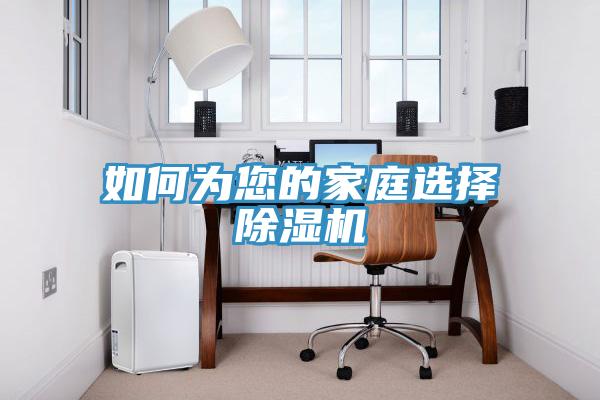 如何为您的家庭选择除湿机