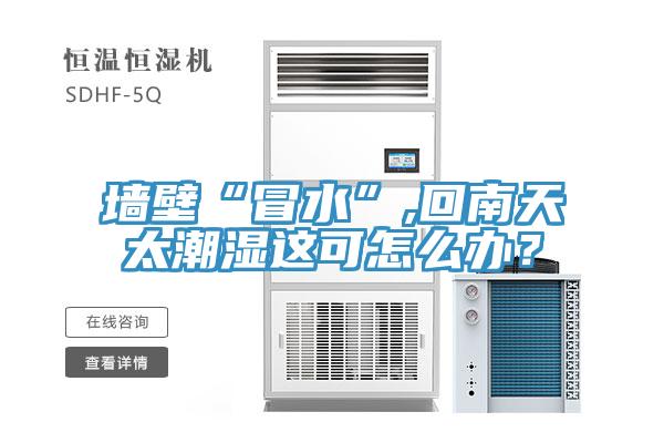 墙壁“冒水”,回南天太潮湿这可怎么办？