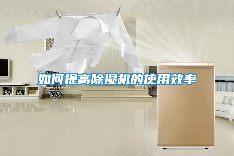 如何提高除湿机的使用效率