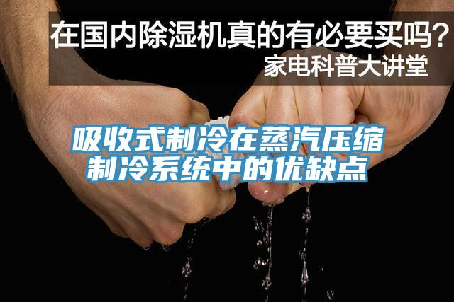 吸收式制冷在蒸汽压缩制冷系统中的优缺点