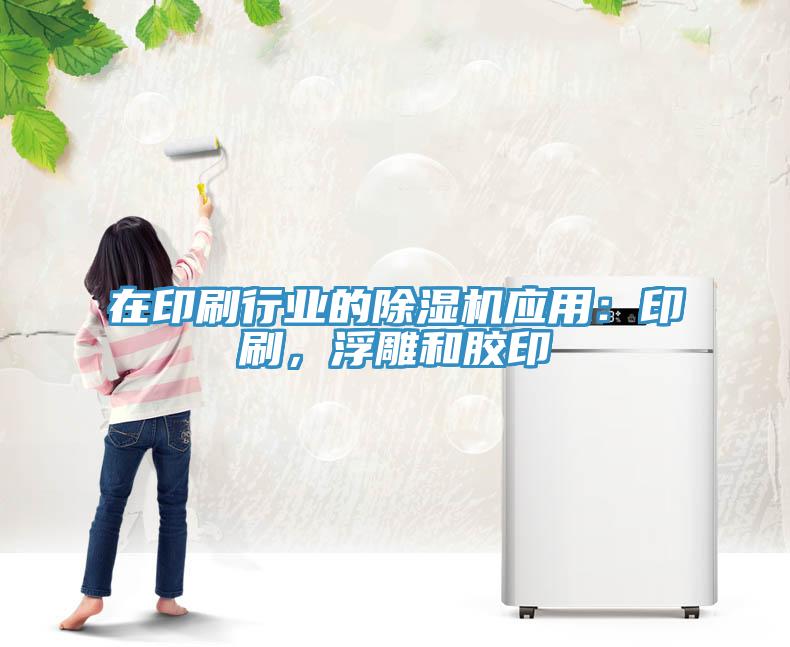 在印刷行业的除湿机应用：印刷，浮雕和胶印
