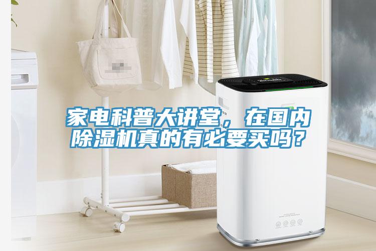 家电科普大讲堂，在国内除湿机真的有必要买吗？