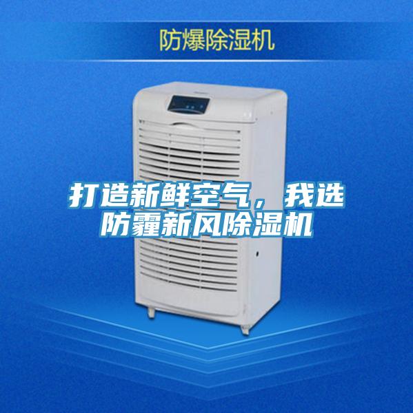 打造新鲜空气，我选防霾新风除湿机