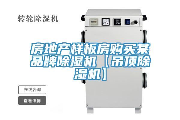 房地产样板房购买某品牌除湿机【吊顶除湿机】