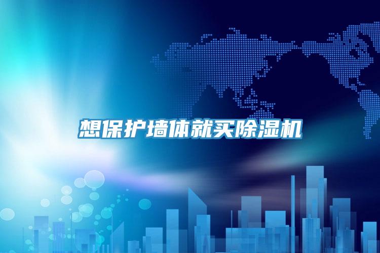 想保护墙体就买除湿机
