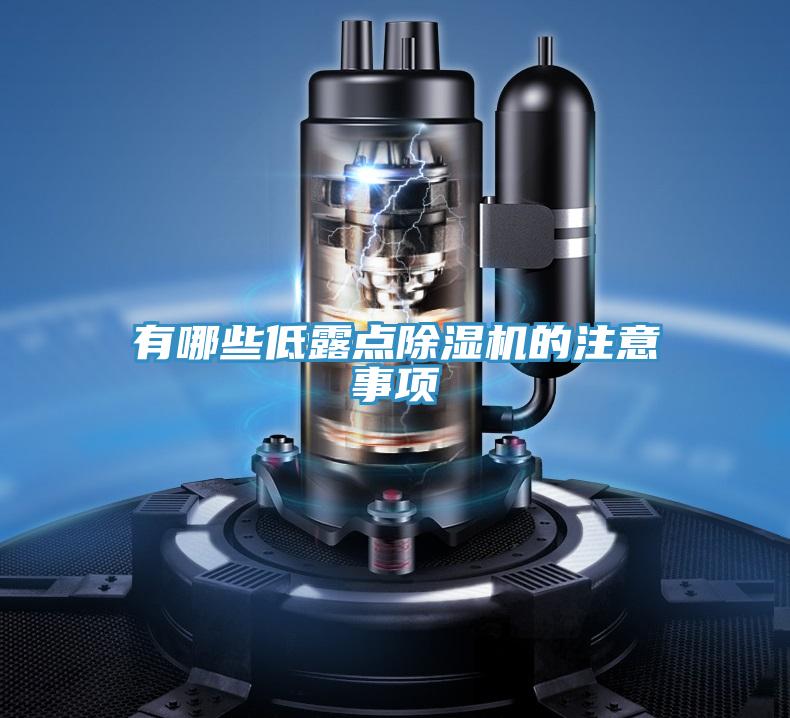 有哪些低露点除湿机的注意事项
