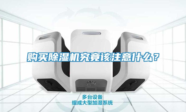 购买除湿机究竟该注意什么？