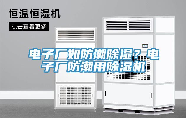 电子厂如防潮除湿？电子厂防潮用除湿机