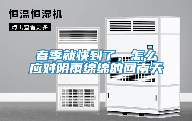 春季就快到了，怎么应对阴雨绵绵的回南天