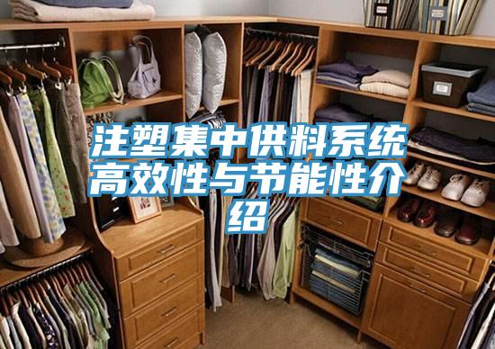 注塑集中供料系统高效性与节能性介绍
