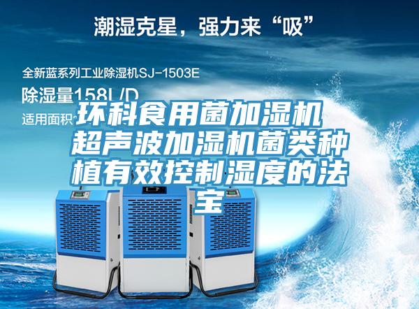 环科食用菌加湿机 超声波加湿机菌类种植有效控制湿度的法宝