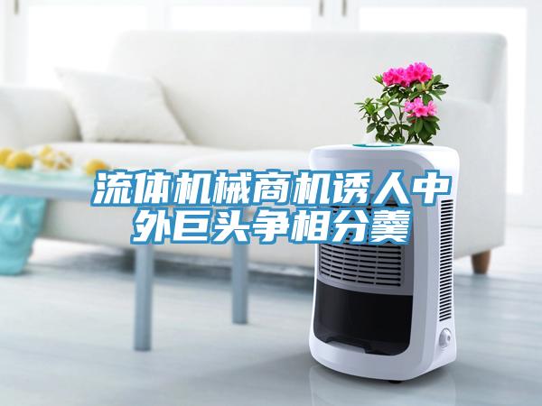 流体机械商机诱人中外巨头争相分羹