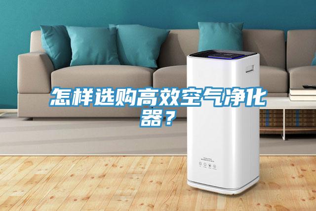 怎样选购高效空气净化器？