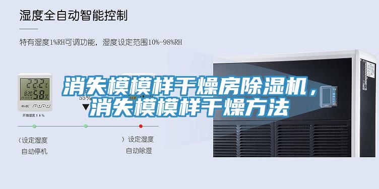 消失模模样干燥房除湿机，消失模模样干燥方法