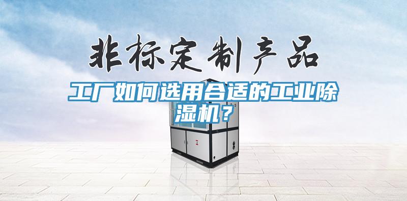 工厂如何选用合适的工业除湿机？