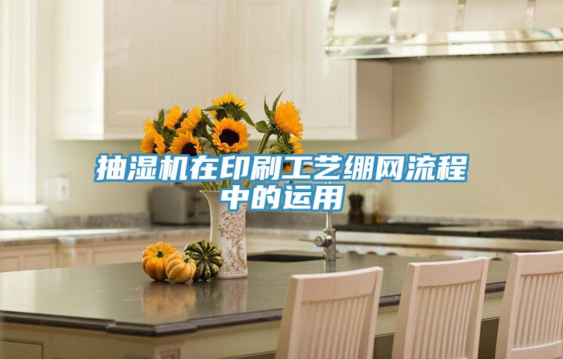 抽湿机在印刷工艺绷网流程中的运用