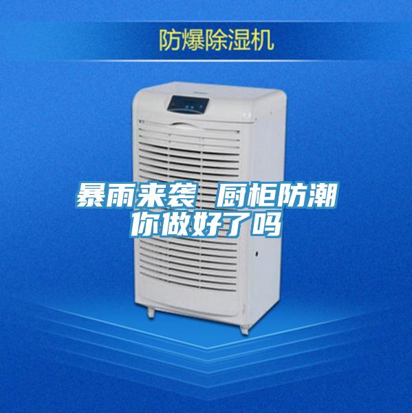暴雨来袭 厨柜防潮你做好了吗