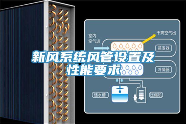 新风系统风管设置及性能要求