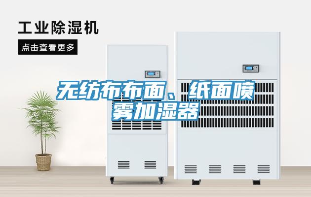 无纺布布面、纸面喷雾加湿器