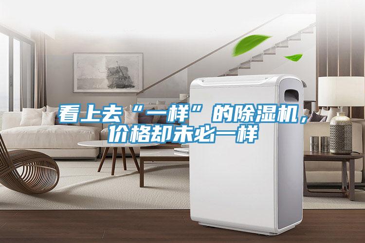 看上去“一样”的除湿机，价格却未必一样