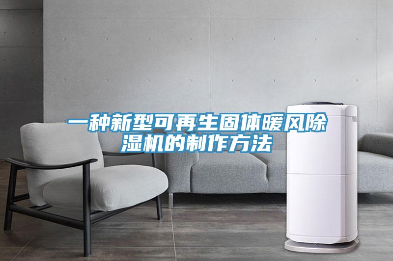 一种新型可再生固体暖风除湿机的制作方法
