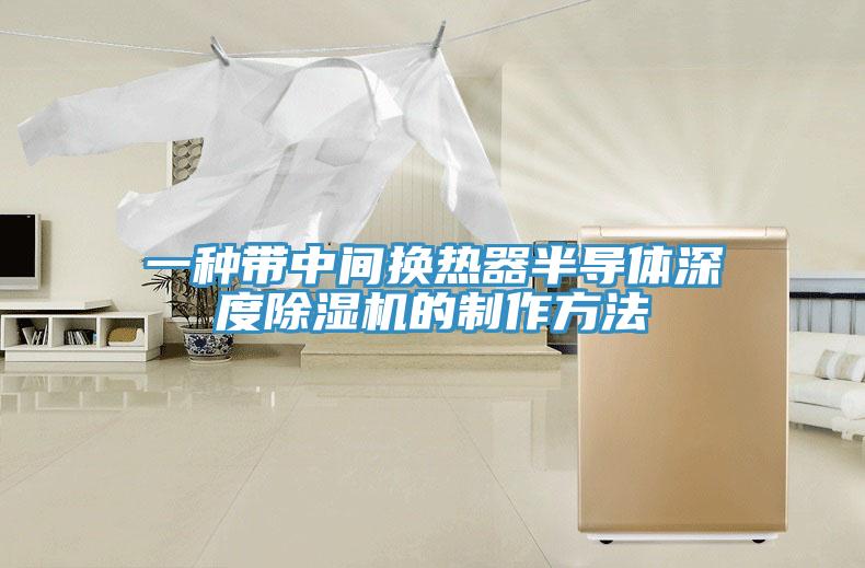 一种带中间换热器半导体深度除湿机的制作方法