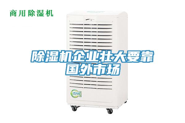 除湿机企业壮大要靠国外市场