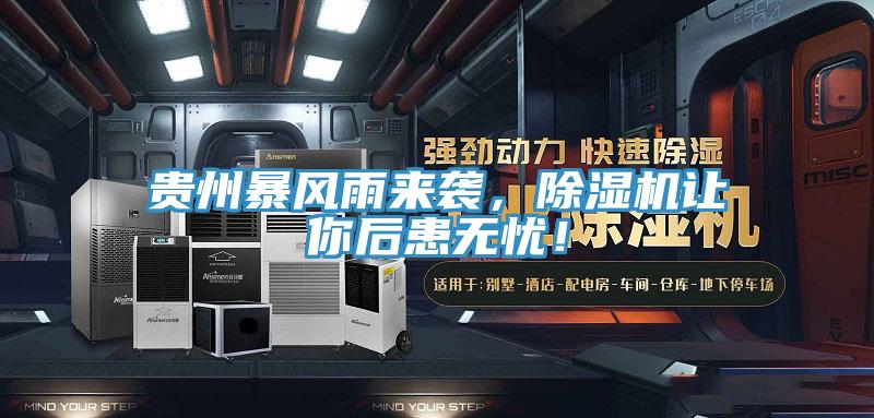 贵州暴风雨来袭，除湿机让你后患无忧！