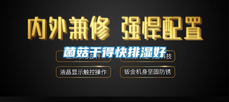 菌菇干得快排湿好
