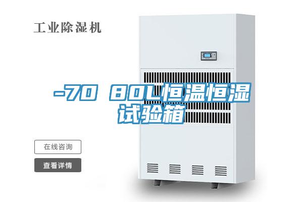 -70℃80L恒温恒湿试验箱