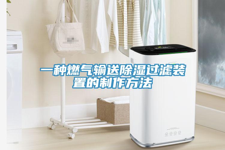 一种燃气输送除湿过滤装置的制作方法