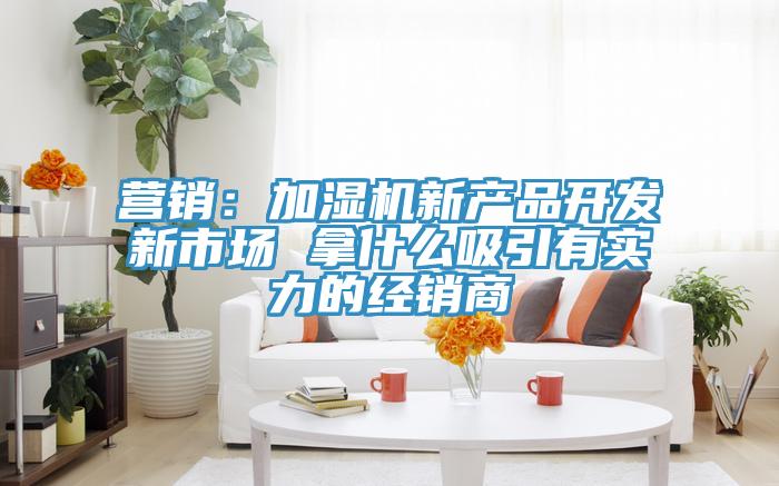 营销：加湿机新产品开发新市场 拿什么吸引有实力的经销商