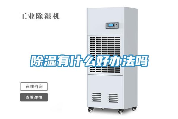 除湿有什么好办法吗
