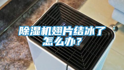 除湿机翅片结冰了怎么办？