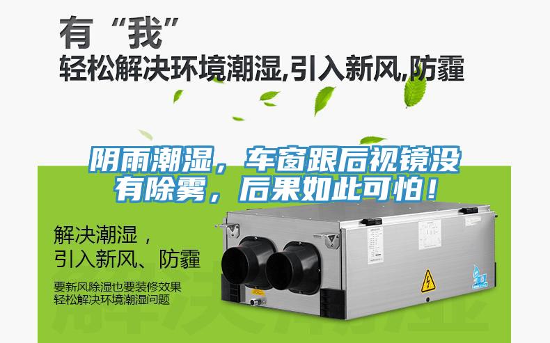 阴雨潮湿，车窗跟后视镜没有除雾，后果如此可怕！