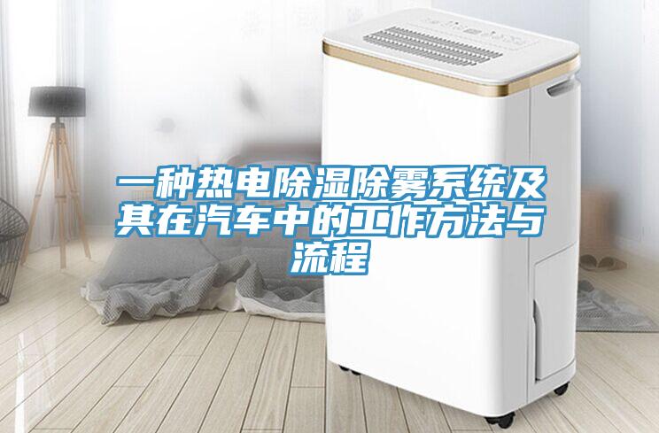 一种热电除湿除雾系统及其在汽车中的工作方法与流程