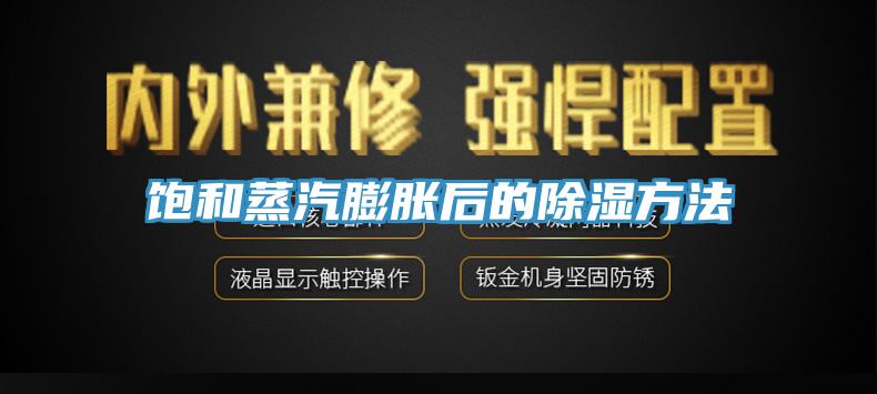 饱和蒸汽膨胀后的除湿方法
