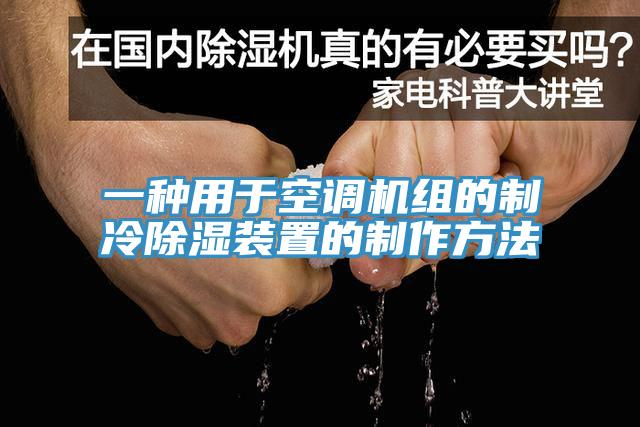 一种用于空调机组的制冷除湿装置的制作方法