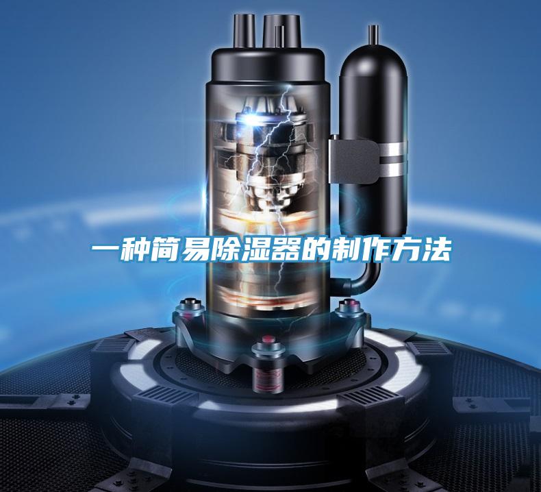 一种简易除湿器的制作方法