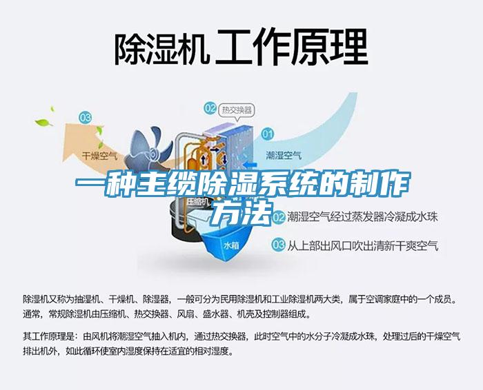 一种主缆除湿系统的制作方法