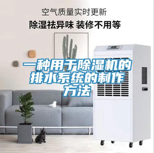 一种用于除湿机的排水系统的制作方法