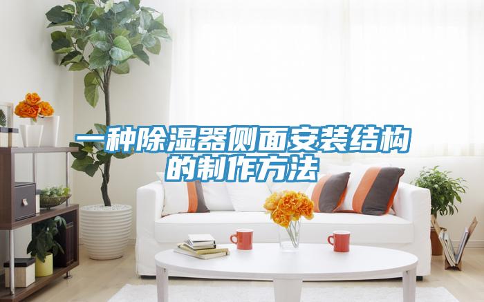 一种除湿器侧面安装结构的制作方法